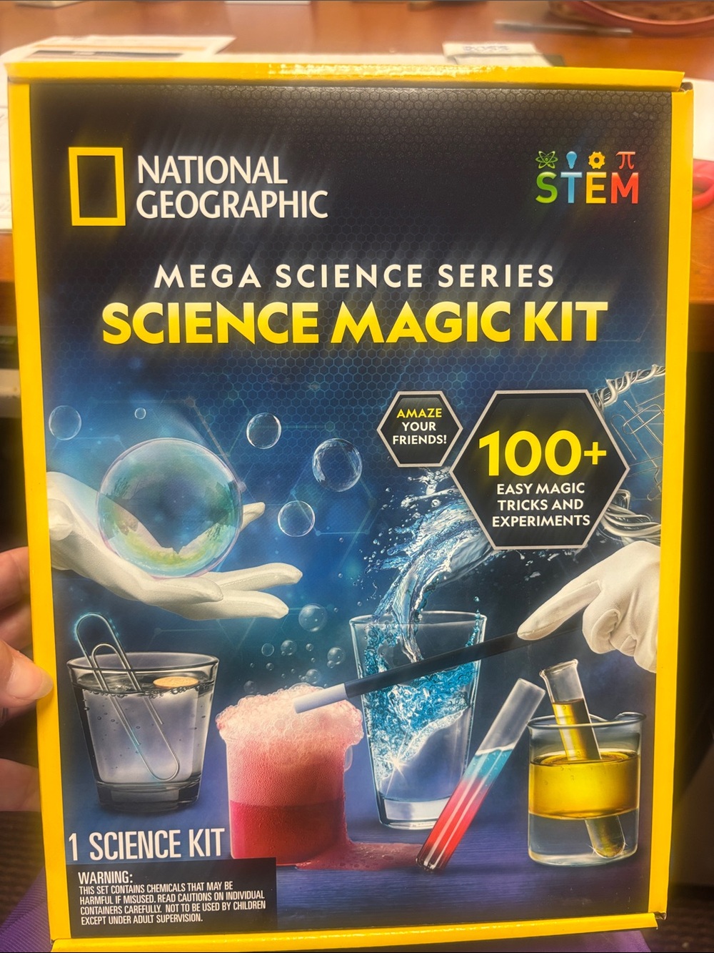 National Geographic Science Magic Kit – Blue, Yellow